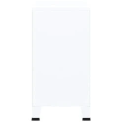 VidaXL Opbergkast Industrieel 75x40x80 Cm Staal Wit -Beste Opslag Winkel 059ad0e4483d42758f87b7921ad28bd3