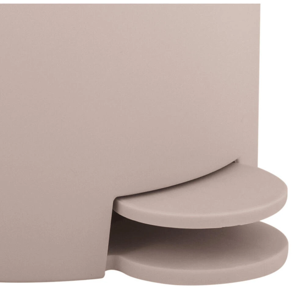 MSV Kleine Badkamer/toilet Pedaalemmer - Beige - 3L - 15 X 27cm 6 MSV Kleine Badkamer/toilet Pedaalemmer - Beige - 3L - 15 X 27cm - Afbeelding 4
