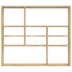 VidaXL Wandschap 90x16x78 Cm Spaanplaat Sonoma Eikenkleurig -Beste Opslag Winkel 0ef92c81f14844c88e7246b672f7394b