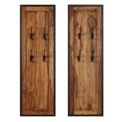 VidaXL Kapstokken 2 St Massief Sheeshamhout -Beste Opslag Winkel 0fd5295e2b9f476f9d0a69a7b2cb550c