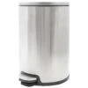 Vuilnisbak/pedaalemmer Zilver 12 Liter 35 Cm Rvs 2 Vuilnisbak/pedaalemmer Zilver 12 Liter 35 Cm Rvs -Beste Opslag Winkel 1000001996