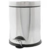 Vuilnisbak/pedaalemmer Zilver 3 Liter 24 Cm Rvs