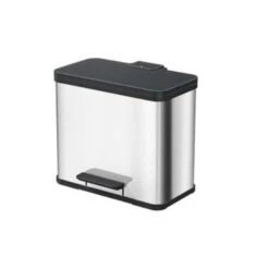 Prullenbak Oko Trio Plus 3x9 RVS L - Hailo