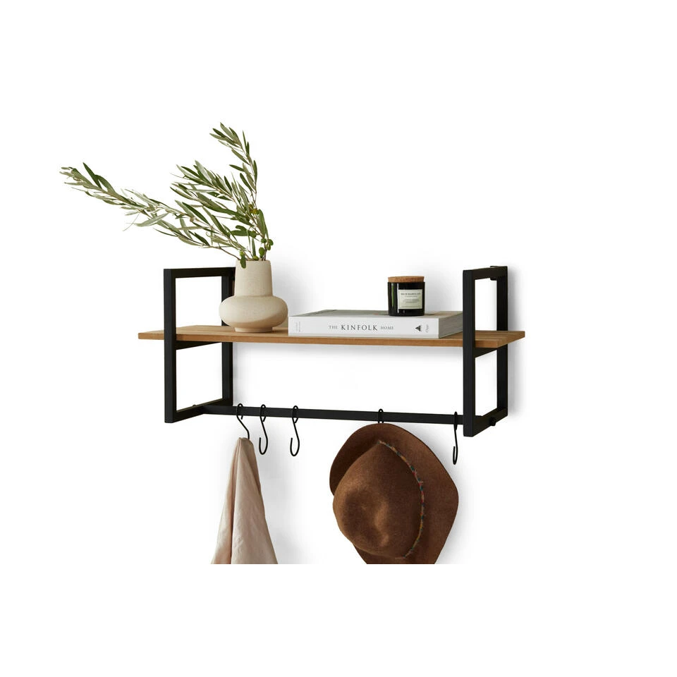 Lifa Living Victor Wandkapstok Naturel 5 Lifa Living Victor Wandkapstok Naturel - Afbeelding 3