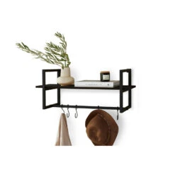 Lifa Living Victor Wandkapstok Zwart 8 Lifa Living Victor Wandkapstok Zwart -Beste Opslag Winkel 1000009738 0102