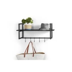 Lifa Living Victor Wandkapstok Zwart 9 Lifa Living Victor Wandkapstok Zwart -Beste Opslag Winkel 1000009738 0103