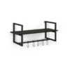 Lifa Living Victor Wandkapstok Zwart -Beste Opslag Winkel 1000009738