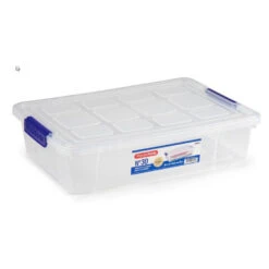 Opslagbak/organizer Met Deksel 5 Liter Transparant