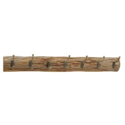 Deco By Boltze Kapstok - Hout Met Staal - Antiek Look - 75 Cm