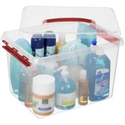 Q-line Opbergbox 22L Transparant Rood 7 Q-line Opbergbox 22L Transparant Rood -Beste Opslag Winkel 1000014062 0102