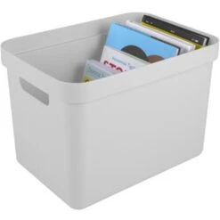 Sigma Home Opbergbox 18L Wit -Beste Opslag Winkel 1000014076 0110