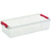 Q-line Opbergbox 6,5L Transparant Rood 2 Q-line Opbergbox 6,5L Transparant Rood -Beste Opslag Winkel 1000014086