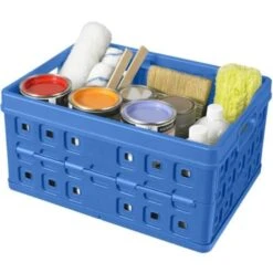 Square Vouwkrat 46L Blauw -Beste Opslag Winkel 1000014087 0110