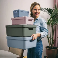 Sigma Home Opbergbox 9L Roze -Beste Opslag Winkel 1000014088 0102