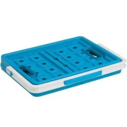 Square Vouwkrat Met Handgreep 24L Blauw -Beste Opslag Winkel 1000014089 0110
