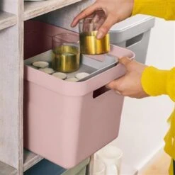 Sigma Home Opbergbox 18L Roze -Beste Opslag Winkel 1000014091 0111