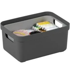 Sigma Home Opbergbox 5L Antraciet 9 Sigma Home Opbergbox 5L Antraciet -Beste Opslag Winkel 1000014092 0111