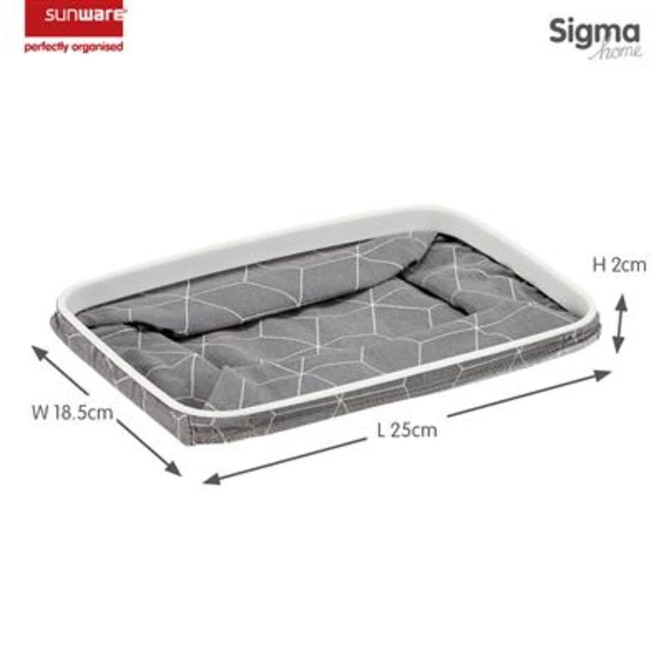 Sigma Home Liner Grijs - Opbergbox 5L 4 Sigma Home Liner Grijs - Opbergbox 5L - Afbeelding 2