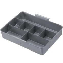 Q-line Opbergbox Met Inzet 22L Transparant Metaal -Beste Opslag Winkel 1000014106 0110