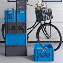 Square Gesloten Krat 26L Antraciet -Beste Opslag Winkel 1000014139 0102