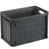 Square Gesloten Krat 26L Antraciet 1 Square Gesloten Krat 26L Antraciet -Beste Opslag Winkel 1000014139
