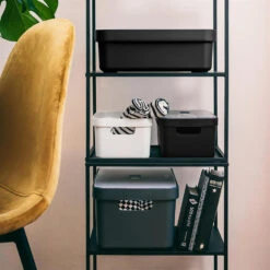 Sigma Home Opbergbox 9L Antraciet -Beste Opslag Winkel 1000014155 0102
