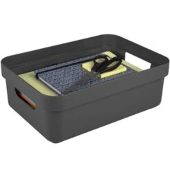 Sigma Home Opbergbox 9L Antraciet -Beste Opslag Winkel 1000014155 0110