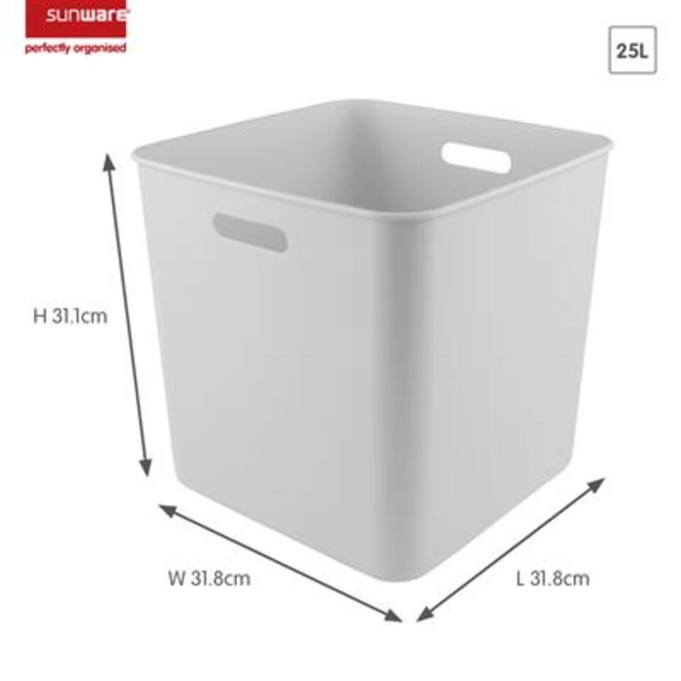 Basic Kubus Box Wit 4 Basic Kubus Box Wit - Afbeelding 2