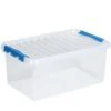 Q-line Opbergbox 45L Transparant Blauw 1 Q-line Opbergbox 45L Transparant Blauw -Beste Opslag Winkel 1000014164