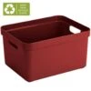 Sigma Home Opbergbox 32L Burgundy -Beste Opslag Winkel 1000014174