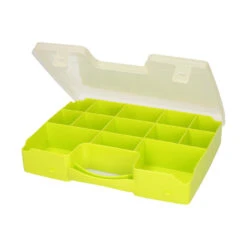 Forte Plastics Opbergbak - 13-vaks - Groen - 27,5 X 20,5 X 3 Cm