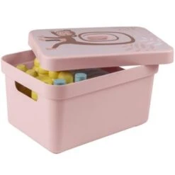 Sigma Home Deksel Aap Roze - Opbergbox 9L, 13L, 18L En 25L -Beste Opslag Winkel 1000018214 0110