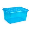 Forte Plastics Opbergbox - Deksel - Blauw - 60 L - 63 X 46 X 32 Cm 2 Forte Plastics Opbergbox - Deksel - Blauw - 60 L - 63 X 46 X 32 Cm -Beste Opslag Winkel 1000021222