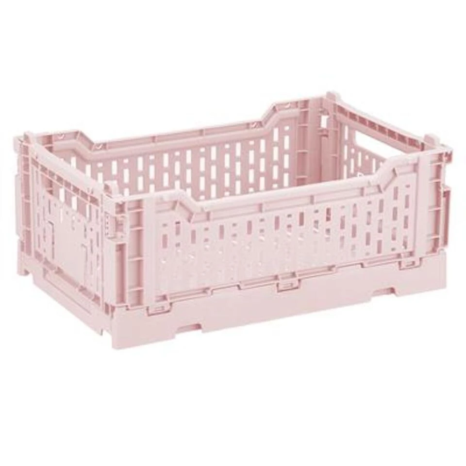 Basic Vouwkrat 4L Roze 4 Basic Vouwkrat 4L Roze - Afbeelding 2