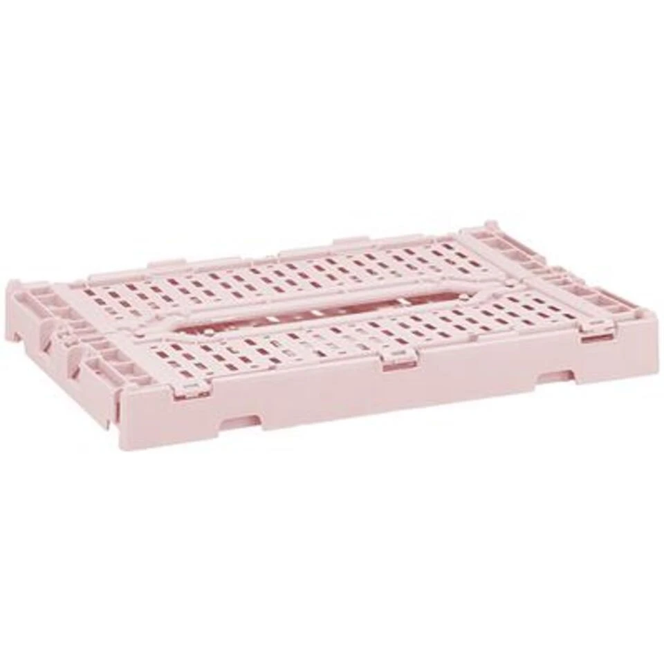 Basic Vouwkrat 4L Roze 6 Basic Vouwkrat 4L Roze - Afbeelding 4