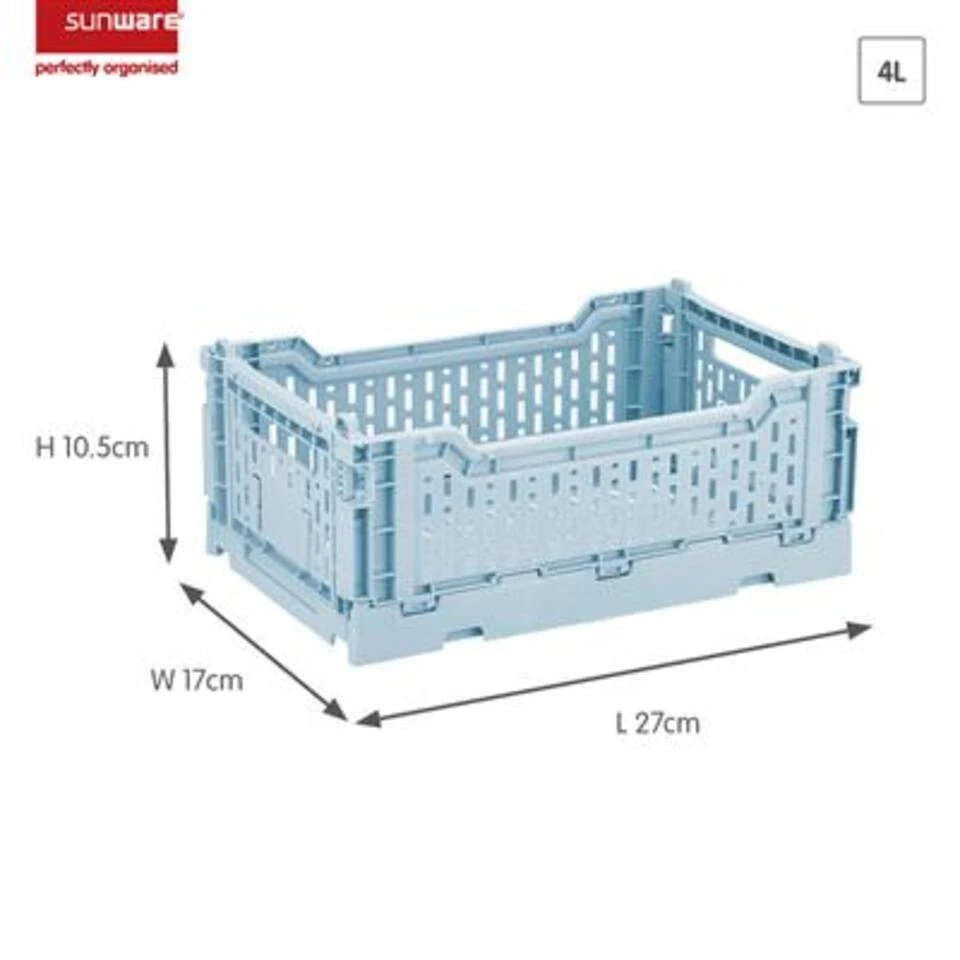 Basic Vouwkrat 4L 4 Basic Vouwkrat 4L - Afbeelding 2