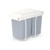 Hailo Multi-Box Duo L Inbouwprullenbak - 2x14L - Wit -Beste Opslag Winkel 1000023749
