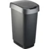 Rotho Afvalbak Twist 40 X 30 X 60 Cm 50 L Polypropyleen Zilver 2 Rotho Afvalbak Twist 40 X 30 X 60 Cm 50 L Polypropyleen Zilver -Beste Opslag Winkel 1000024487