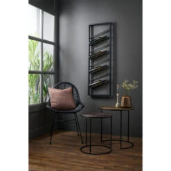 Wijnrek Amore - Zwart - 8 Flessen 9 Wijnrek Amore - Zwart - 8 Flessen -Beste Opslag Winkel 1000024518 0111