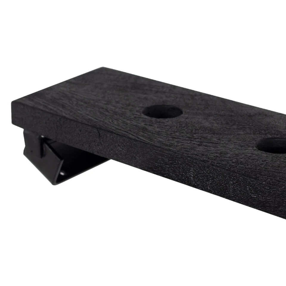 Giga Meubel Wijnrek Chateau Zwart 6 Giga Meubel Wijnrek Chateau Zwart - Afbeelding 4