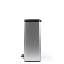Curver Decobin Prullenbak - 65L - Rechthoekig - Zilver Metallic -Beste Opslag Winkel 1000031498 0103