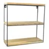 LOFT42 Wally Wandrek Met Mangohout - Metaal - 45x45x18 -Beste Opslag Winkel 1000032501