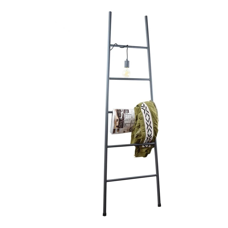LOFT42 Trap Decoratie Ladder - Metaal - Mat Zwart - 175x50x4 4 LOFT42 Trap Decoratie Ladder - Metaal - Mat Zwart - 175x50x4 - Afbeelding 2