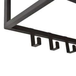 LOFT42 Blacky Kapstok - Zwart – Metaal – 6 Haken 8 LOFT42 Blacky Kapstok - Zwart – Metaal – 6 Haken -Beste Opslag Winkel 1000032518 0102