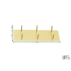 LOFT42 Factory Small Kapstok – Metaal - Wit – 6 Haken -Beste Opslag Winkel 1000032520 0103