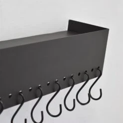 LOFT42 Hooky Kapstok – 11 S Haken - Metaal - Mat Zwart -Beste Opslag Winkel 1000032521 0101
