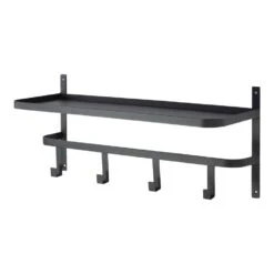 LOFT42 Shelf Kapstok - Zwart โ Metaal โ 4 Haken