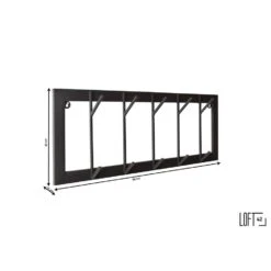 LOFT42 Industry Kapstok – Metaal - Zwart – 10 Haken 7 LOFT42 Industry Kapstok – Metaal - Zwart – 10 Haken -Beste Opslag Winkel 1000032523 0102