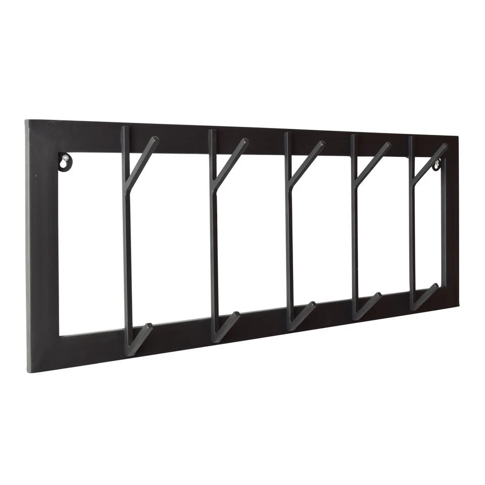 LOFT42 Industry Kapstok – Metaal - Zwart – 10 Haken 3 LOFT42 Industry Kapstok – Metaal - Zwart – 10 Haken