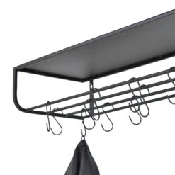 LOFT42 Milan Kapstok - Zwart – Metaal – 12 S Haken 9 LOFT42 Milan Kapstok - Zwart – Metaal – 12 S Haken -Beste Opslag Winkel 1000032529 0103
